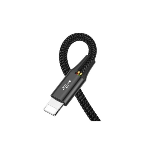 Дата кабель USB 2.0 AM to Lightning + Micro 5P + USB-C 1.2m 3.5A black Baseus (CA1T4-B01)