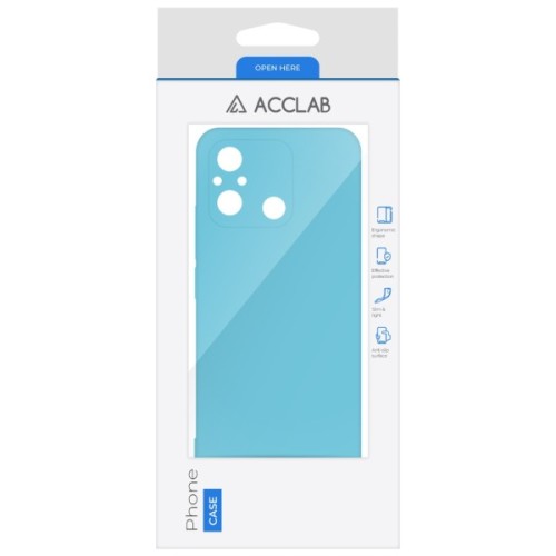 Чохол до мобільного телефона ACCLAB Silicone Case Xiaomi Redmi 12C Light Blue (1283126602375)