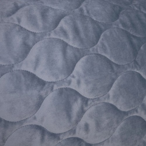 Покривало MirSon №5052 Velor charm Dark grey 200х220 см (2200008376918)