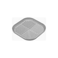 Універсальний посуд для тварин Fiboo Fiboowl килимок для злизування ласощів та їжі, L світло-сірий (FIB0222)