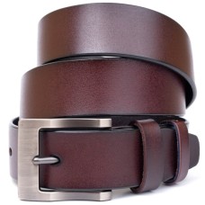Ремінь Vintage Чоловічий з класичною пряжкою Коричневий (20357)