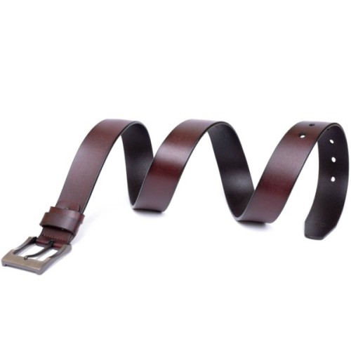 Ремінь Vintage Чоловічий з класичною пряжкою Коричневий (20357)