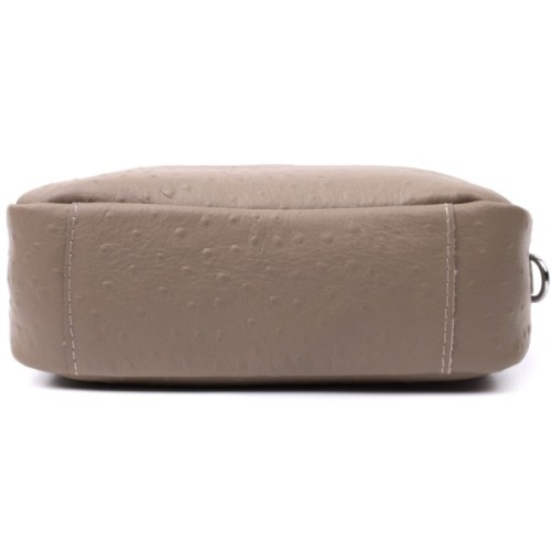 Сумка Vintage З фактурної натуральної шкіри Бежева (22662)