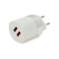 Зарядний пристрій iKAKU KSC-181 2xUSB 2.4A White (KSC-181-JUNENG)