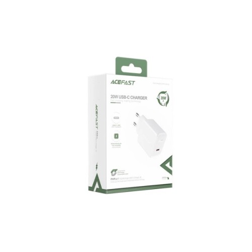 Зарядний пристрій Acefast 1xUSB-C PD20W A1 white (6974316280040)