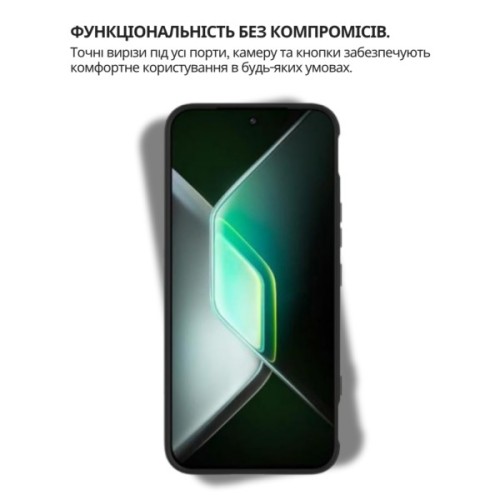 Чохол до мобільного телефона BeCover Silicone Infinix GT 30 Pro (X6873) Black (714666)