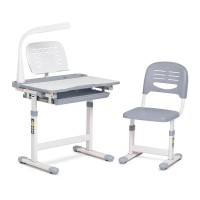 Парта зі стільцем FunDesk Cantare Grey