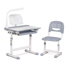 Парта зі стільцем FunDesk Cantare Grey