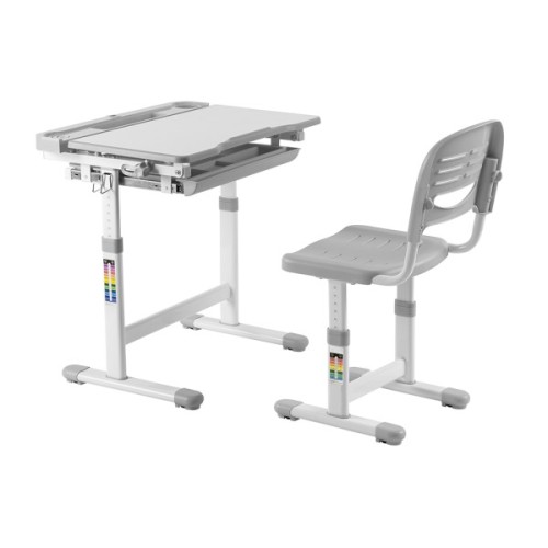 Парта зі стільцем FunDesk Cantare Grey