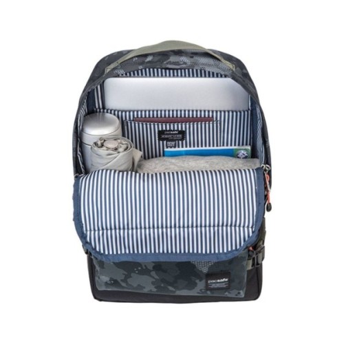 Рюкзак туристичний Pacsafe Slingsafe LX350 backpack чорний-камуфляжний (45331802)