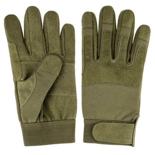 Захисні рукавиці Neo Tools тактичні 100% поліестер та синтетична шкіра, р.10, оливковий (97-608-10)