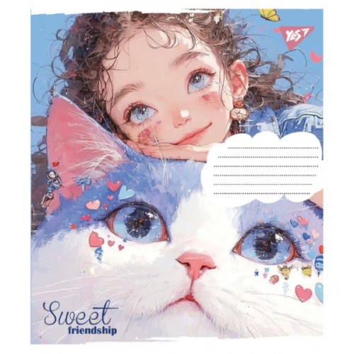 Зошит Yes Sweet Friendship А5 12 аркушів лінія (767862)