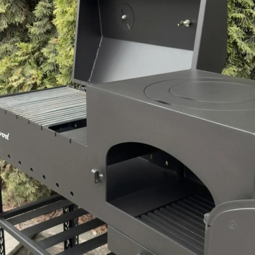 Мангал Metalzavod Геліос на 8 шампурів 4мм з пічкою (MBK8P-4R-T)
