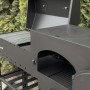 Мангал Metalzavod Геліос на 8 шампурів 4мм з пічкою (MBK8P-4R-T)