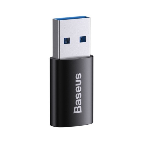 Перехідник USB 3.1 M to USB-C F black Baseus (ZJJQ000101)
