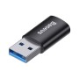 Перехідник USB 3.1 M to USB-C F black Baseus (ZJJQ000101)