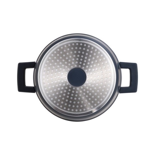 Каструля MasterPro Indigo з кришкою 24 см 4,5 л (BGMP-7979)