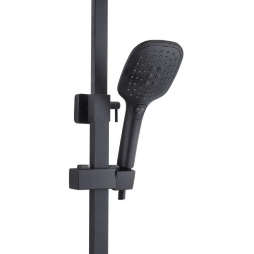 Душовий гарнітур Kroner Edelstahl Kubus-SCH063 + змішувач Edelstahl Kubus-SCH010-3 (CVS30177)