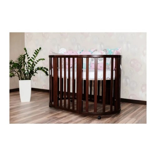 Ліжечко Angelo трансформер 7-в-1 (горіх) (11027)