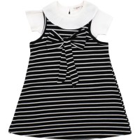 Набір дитячого одягу POP FASHION з футболкою в смужку (7492-110G-black)