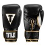 Боксерські рукавички Title Boxeo Mexican Leather Quatro Black/White 12 oz (BATGE4 12 oz BK/WH)