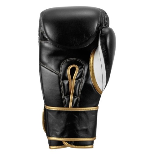 Боксерські рукавички Title Boxeo Mexican Leather Quatro Black/White 12 oz (BATGE4 12 oz BK/WH)