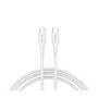Дата кабель USB-C to USB-C 1.0m CC60SC10 60W Silicon White Canyon (CNS-CC60SC10W)