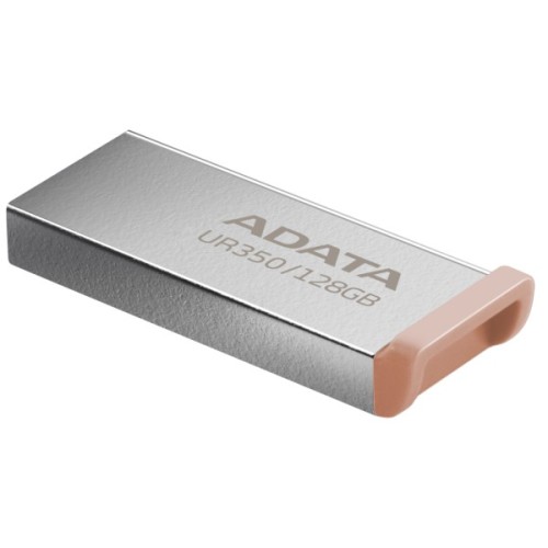 USB флеш накопичувач ADATA 128GB UR350 Silver/Beige USB 3.2 (UR350-128G-RSR/BG)