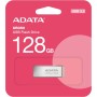 USB флеш накопичувач ADATA 128GB UR350 Silver/Beige USB 3.2 (UR350-128G-RSR/BG)