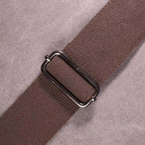 Сумка Vintage Горизонтальна чоловіча з текстилю Сіра (21241)