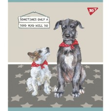 Зошит Yes А5 Dogs 12 аркушів лінія (766804)