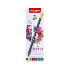 Олівці кольорові Bruynzeel EXPRESSION NEON, 6 кольорів (8712079468408)