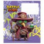 Зошит Школярик Battle Suns 12 аркушів коса лінія (012-3757C)
