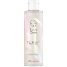 Гель для гоління Satin Care 2-в-1 Очищувальний засіб-гель для гоління для інтимної зони 190 мл (8001090410887)