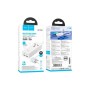Мережевий фільтр живлення HOCO AC10A, 1 роз, 2 USB, 2 USB-C, 65W, 1,5м, White (HOCO AC10A/W)
