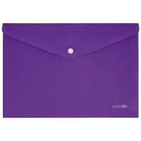 Папка - конверт Economix А4 180 мкм, непрозора, фактура "помаранч", фіолетова (E31305-58)
