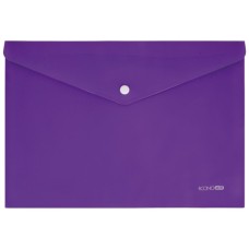 Папка - конверт Economix А4 180 мкм, непрозора, фактура "помаранч", фіолетова (E31305-58)