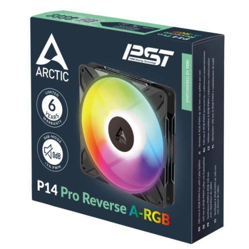 Кулер до корпусу Arctic P14 PRO REVERSE A-RGB (ACFAN00323A)