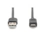 Дата кабель USB 2.0 AM to USB-C 3.0m black Digitus (AK-300148-030-S)