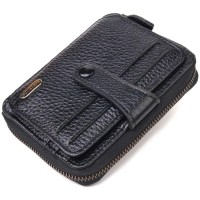 Портмоне Canpellini З натуральної шкіри Чорне (21490)