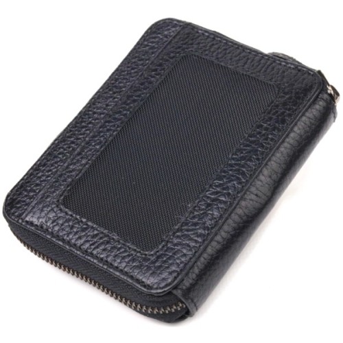 Портмоне Canpellini З натуральної шкіри Чорне (21490)