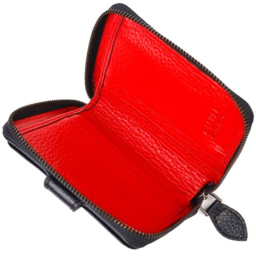 Портмоне Canpellini З натуральної шкіри Чорне (21490)