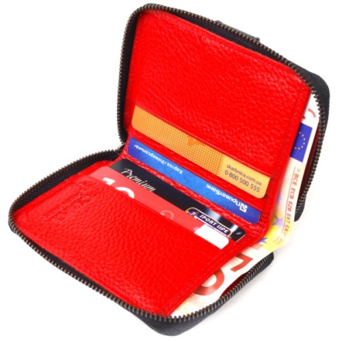 Портмоне Canpellini З натуральної шкіри Чорне (21490)