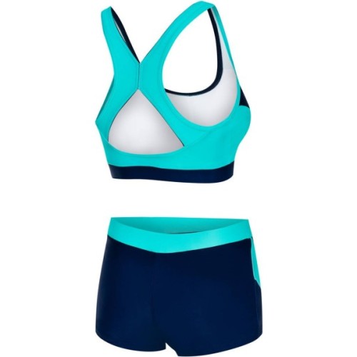 Купальник Aqua Speed Fiona 348-42 темно-синій, бірюзовий 36 (5908217656759)