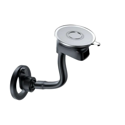 Універсальний автотримач Canyon Magnetic car holder OnGrip 12 suction + air vent Black (CNS-CCHM12)