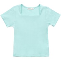 Футболка дитяча Breeze у рубчик (18706-152G-mint)