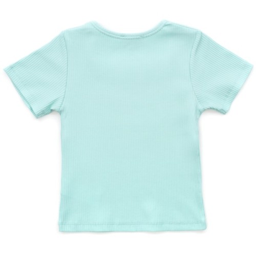 Футболка дитяча Breeze у рубчик (18706-152G-mint)
