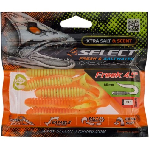 Силікон рибальський Select Freek 4.5" 247 (5 шт/уп) (1870.72.42)