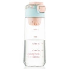 Пляшка для води Ardesto Duo 720мл блакитний, рожевий (AR2272DB)