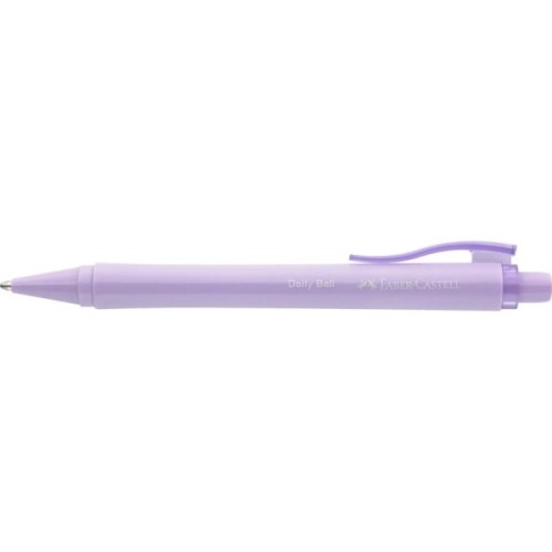 Ручка кулькова Faber-Castell Daily Ball XB Sweet Lilac, корпус бузковий, стрижень синій (1,0 мм) (32532)